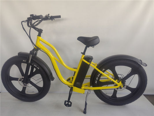 26 ιντσών Fat 4.0 ελαστικό 48V 750W 45KM/H 21AH Ηλεκτρικό Beach Cruiser Bike με οθόνη LCD