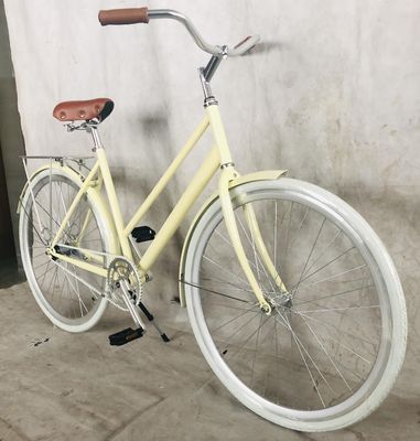 26&quot; Lady City Bike με Hi-Ten Steel Frame Coaster Φρένα πίσω ράκα και επιλογές OEM / ODM
