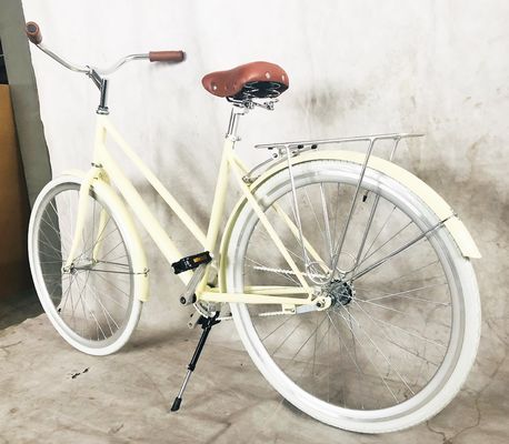 26&quot; Lady City Bike με Hi-Ten Steel Frame Coaster Φρένα πίσω ράκα και επιλογές OEM / ODM