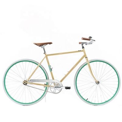 Σκληρό πλαίσιο 1.8m μήκος CE Coaster Brake Single Speed Υβριδικό ποδήλατο πόλης για ενήλικες άνδρες