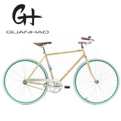 Σκληρό πλαίσιο 1.8m μήκος CE Coaster Brake Single Speed Υβριδικό ποδήλατο πόλης για ενήλικες άνδρες