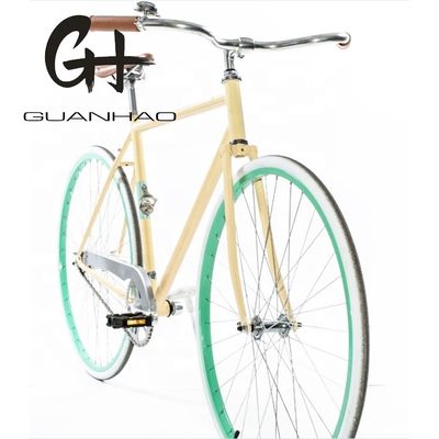 Σκληρό πλαίσιο 1.8m μήκος CE Coaster Brake Single Speed Υβριδικό ποδήλατο πόλης για ενήλικες άνδρες