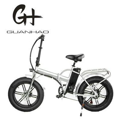 48V 13AH 750W ηλεκτρικό αναδιπλούμενο ποδήλατο με 20 "αναδιπλούμενο πλαίσιο και τετράγωνο από κράμα μαγνησίου