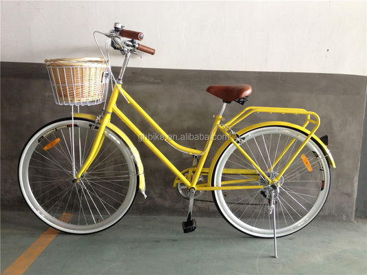 Μπλε χρώμα 7 ταχύτητες Vintage Lady City Cruiser Bike Γυναίκες Ρετρό ποδήλατα για την πόλη