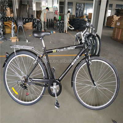 Ενηλίκιος Υβριδικό ποδήλατο 700C 6 ταχύτητας Lady City Cruiser ποδήλατο με συνολικό βάρος 17kg