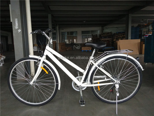 Ενηλίκιος Υβριδικό ποδήλατο 700C 6 ταχύτητας Lady City Cruiser ποδήλατο με συνολικό βάρος 17kg