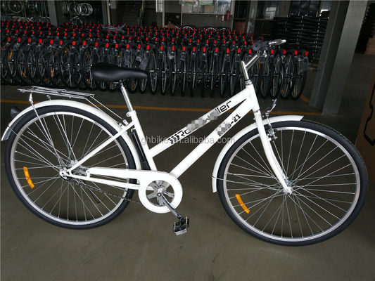 Ενηλίκιος Υβριδικό ποδήλατο 700C 6 ταχύτητας Lady City Cruiser ποδήλατο με συνολικό βάρος 17kg