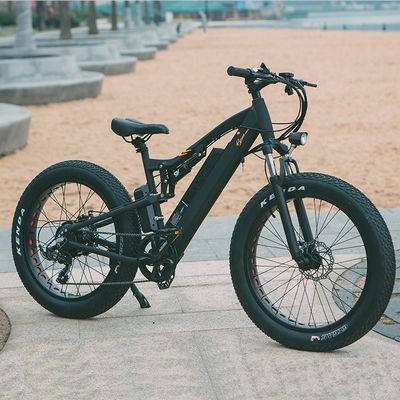 1000W Μεγάλη ισχύς κινητήρας 21AH χωρητικότητα μπαταρίας Ηλεκτρικό πλήρης ανάρτησης ποδήλατο βουνού