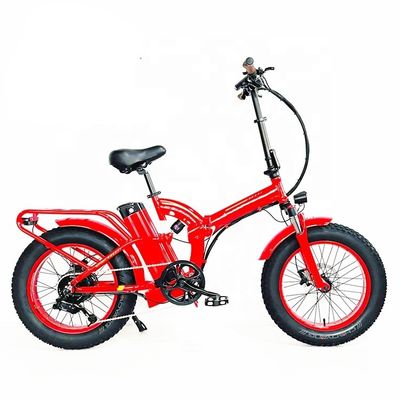 Πλακέτο πλάτος 20 * 4 &quot; 48V 21ah μπαταρία λιθίου 1000W Ηλεκτρικό πλήρης ανάρτησης αναδιπλούμενο ποδήλατο