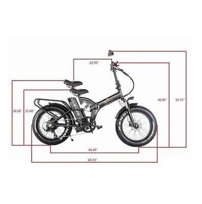 48V*21AH 20 ιντσών πλήρης ανάρτησης Χρώμα καμουφλάζ 1000W ΠΑΣΤΙΚΑ ΤΥΡΑ ΕΛΕΚΤΡΙΚΑ ΒΙΚΕΛΙΑ με πίσω ράφι