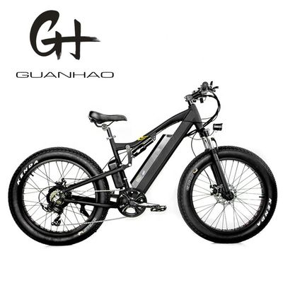 Προσαρμοσμένο 26 ιντσών CE CPSC 4.0 Fat Tire 48V 1000W 32MPH 21AH Lithium Battery Mountain Bike