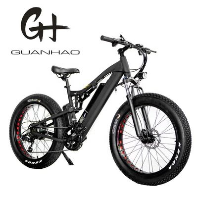 Προσαρμοσμένο 26 ιντσών CE CPSC 4.0 Fat Tire 48V 1000W 32MPH 21AH Lithium Battery Mountain Bike