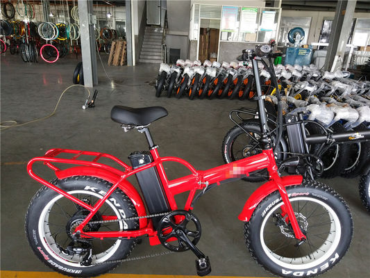 20 ιντσών 48V 500W 750W 1000W ηλεκτρικό αναδιπλούμενο ποδήλατο με παχύ ελαστικό μέγιστη ταχύτητα 30-50Km / h