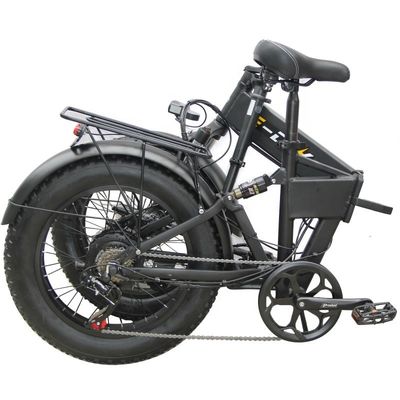 20&quot; πλήρης ανάρτησης χιόνι 500W 14AH 4.0 Fat Tire Ηλεκτρικό κρυμμένο μπαταρία αναδιπλούμενο ποδήλατο