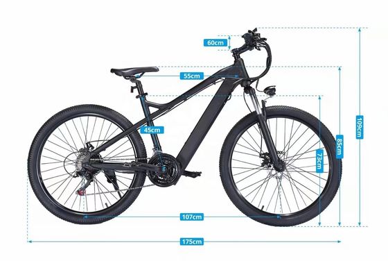 26&quot; 21Speed 48V 500W 14AH Lithium μπαταρία OEM Ebike Προσαρμοσμένο ηλεκτρικό ποδήλατο βουνού