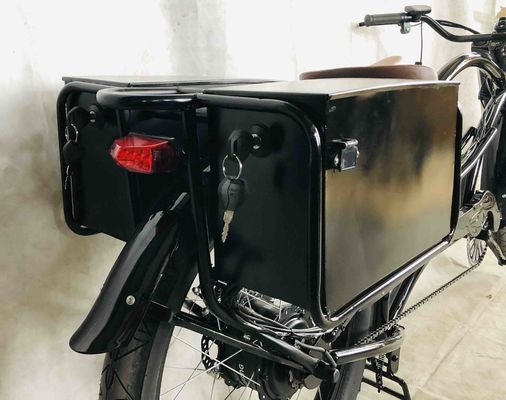 750W 48V 118AH 24&quot; 3,0 ελαστικό Μία ταχύτητα 45KM / H Διπλή μπαταρία Ηλεκτρικό Chopper Bike