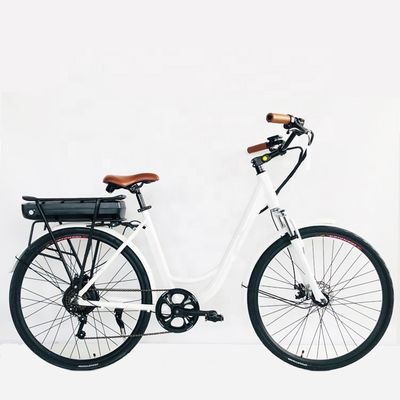 26&quot;*1.95 Τεχνη Kenda 28&quot; 36V350W 28KM/H 14AH Λυθίου μπαταρία OEM/ODM EN15194 Γυναίκες Ηλεκτρικό ποδήλατο πόλης