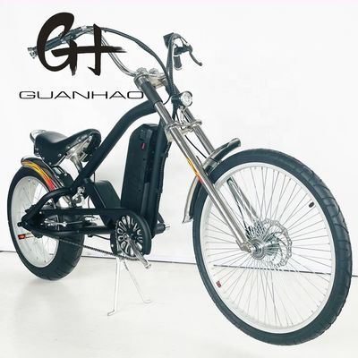 24&quot;-20&quot; 48V500W 40KM/H Single Speed Adult Chopper Ηλεκτρικό ποδήλατο με και συνηθισμένο πεντάλ