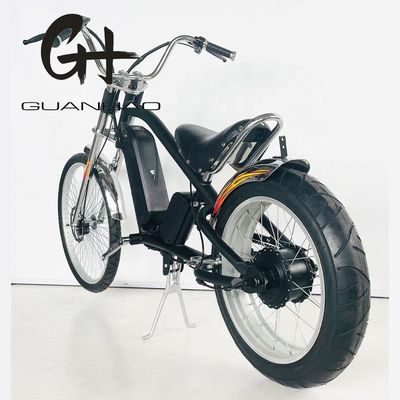24&quot;-20&quot; 48V500W 40KM/H Single Speed Adult Chopper Ηλεκτρικό ποδήλατο με και συνηθισμένο πεντάλ