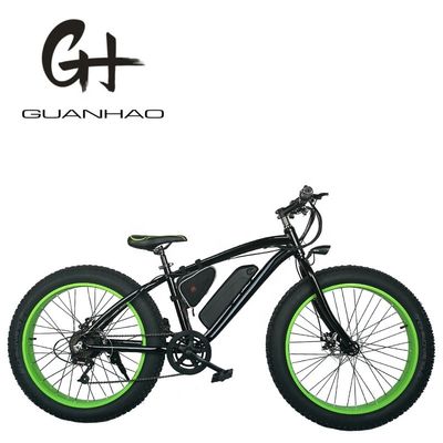 26 ιντσών χάλκινο χάλυβα 48V 500W 10.4AH Κινέζικο χιονισμένο λάστιχο βουνό ηλεκτρικό ποδήλατο
