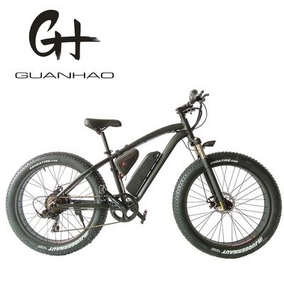 26 ιντσών χάλκινο χάλυβα 48V 500W 10.4AH Κινέζικο χιονισμένο λάστιχο βουνό ηλεκτρικό ποδήλατο