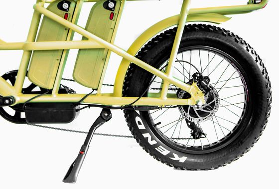 Φρέμα από κράμα αλουμινίου 48V34AH 1000W Fat Tire Ebike με διπλές μπαταρίες και δύο καλάθια