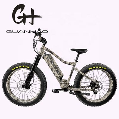 Κεντρικός κινητήρας 26 &quot;4,0 Fat Tire Ενήλικες ηλεκτρικό ποδήλατο με διπλή μπαταρία 48V1000W X2WD CE