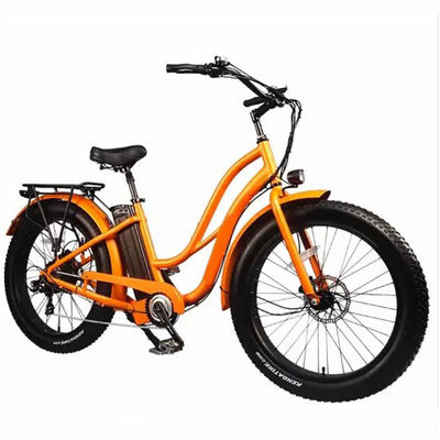 26 &quot;Γυναίκες Φρέμα 17AH μπαταρία λιθίου 1000W Ηλεκτρικό φορτίο 48V Ηλεκτρικό ποδήλατο πόλης