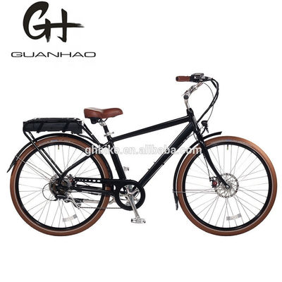 Κατασκευασμένο 28 ιντσών City Ebike στυλ ηλεκτρικό ποδήλατο με μπαταρία αλουμινίου