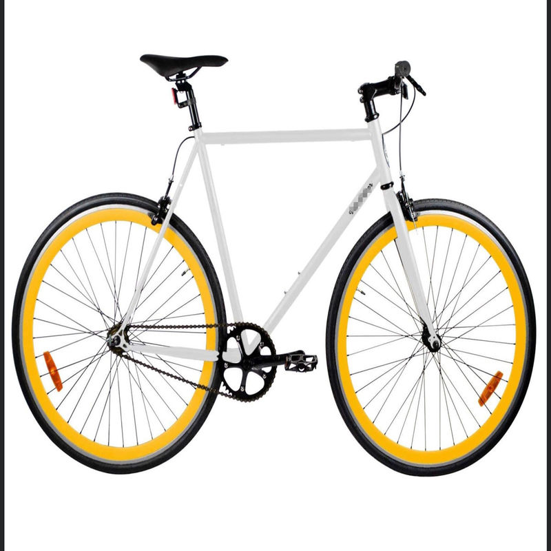 60cm Steel Frame Fixie Fixed Gear Bike Promax Διπλό V φρένο 700c Μονοκίνητη τροχιά
