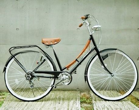 16KG Steel Fork Retro Vintage Ολλανδική OMA ποδήλατο μπροστινό φως και την εξερεύνηση της πόλης Holland