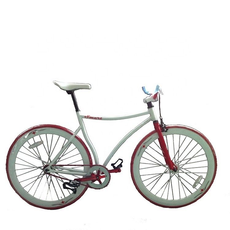 Προσαρμοσμένο CE Hi-Ten Steel Frame 700C Single Speed Fixed Gear Bike για αγόρια