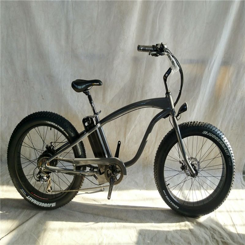 26*4,0 ιντσών Fat Tire Ηλεκτρικό Beach Cruiser ποδήλατο Δυναμικό από 17 Ah μπαταρία λιθίου