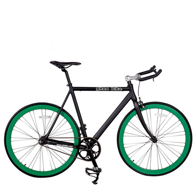 ΗΠΑ CE Track Fixie ποδήλατο 700C Αλουμινίου Φρέμα OEM Μία ταχύτητα με Αλουμινίου κράμα Στέλεχος