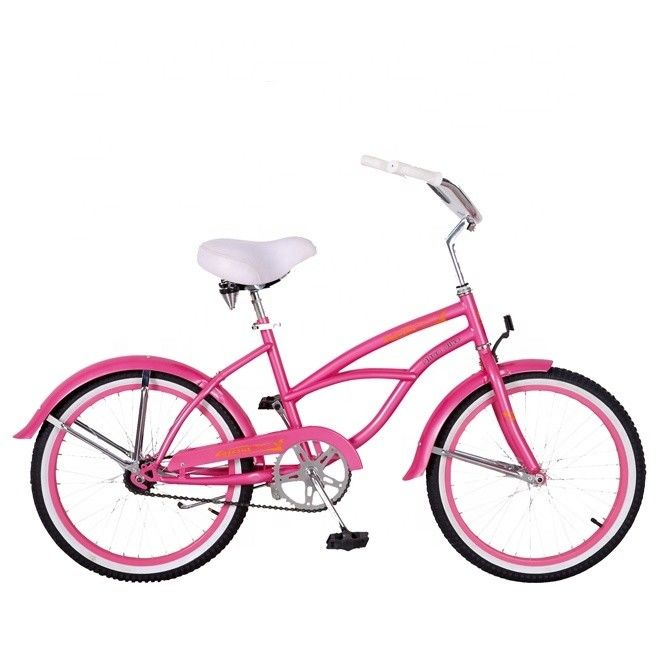 20 &quot; Single Speed Coaster Φρένα Ροζ Αμερικανικό OEM Λογότυπο Μίνι Kid Μικρό πλαίσιο CE Κορίτσι Beach Cruiser ποδήλατο