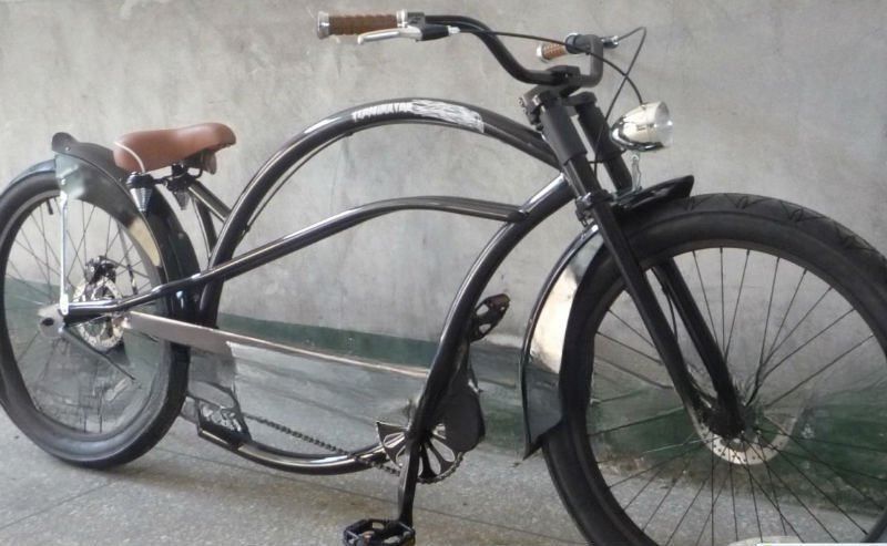 Αλουμινίου κράμα Rim 24 &quot;Άνδρες και Κυρίες μόδα Chopper Beach Cruiser ποδήλατο για την απόδοση