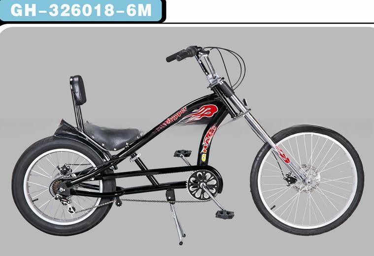 Τεχνητό λάστιχο ποδήλατο 20-24 Chopper ποδήλατο ποδήλατο με 23KGS αλουμινένιο κράμα περιφέρεια υλικό