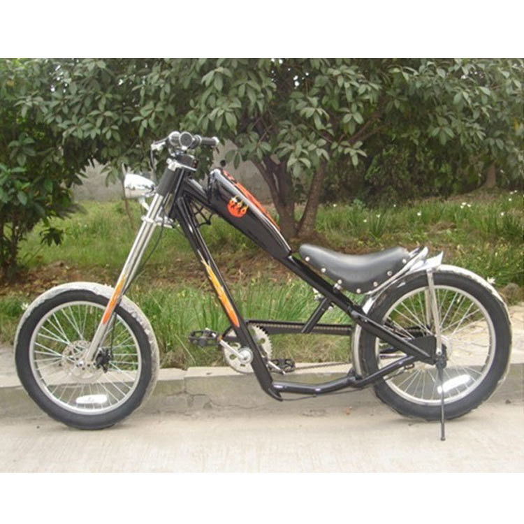 20 ίντσες χάλυβα υλικό πλαίσιο Chopper ποδήλατο με F δίσκο φρένο και R ελαστικό φρένο