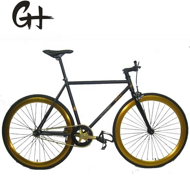 Χάλυβα 700C Hi-Ten Frame OEM CE Single Speed Flip-Flop Hub Fixed Gear Bike
