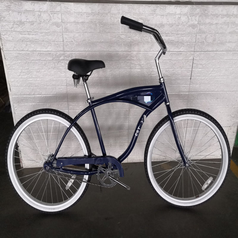Μεγάλο λογότυπο ενηλίκων 26 ιντσών Single Speed Beach Cruiser ποδήλατο με επιλογή μπροστινού φορτηγού