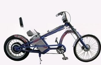 36V / 10AH χωρητικότητα μπαταρίας 24inch Chopper ποδήλατο Καλύτερη επιλογή με 30km / h Max ταχύτητα