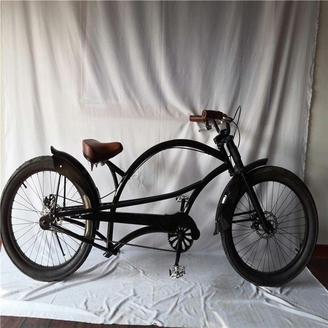 Fat Tire 26 &quot;Εκτεταμένο Beach Cruiser Bike με ατσάλινο πλαίσιο και τεχνολογία δίσκου φρένων