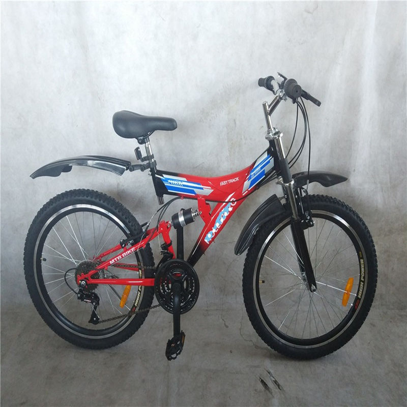 Ατσάλινο πλαίσιο 18 ταχύτητας MTB ποδήλατο πλήρης διπλής ανάρτησης Mountain Bike 24 για OEM