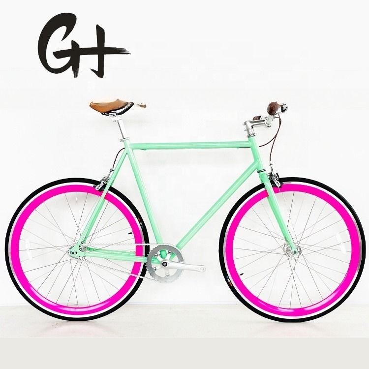 700C Αμερικανικό CE CPSC Κινέζικο Fixie Gear Μονό ταχύτητα ποδήλατο Μέγεθος m 1,8 Steel Fork