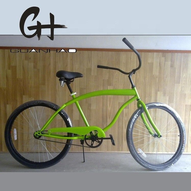 170MM Κρανκ άνετη σέλα 26inch Single Speed Coaster Φρένα Άνδρες Beach Cruiser ποδήλατο