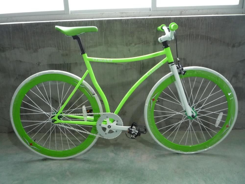 Ανοικτό RED MIX BULE πολύχρωμο Fixed Gear Bike Fixie ποδήλατο με ατσάλι 10kg