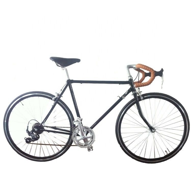 700C ποδήλατο δρόμου με Hi-Ten Steel Lugged Frame Shimano 14S κλασικό και φρένο καλιπέρ