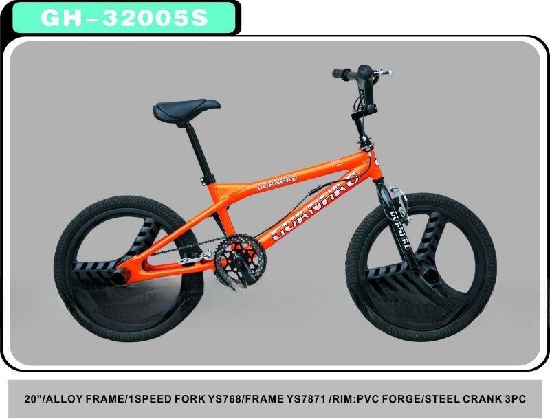 Leopard Grain Frame 20 &quot; BMX ποδήλατο μονό ταχύτητα για ελεύθερο στυλ οδήγηση ενθουσιασμό