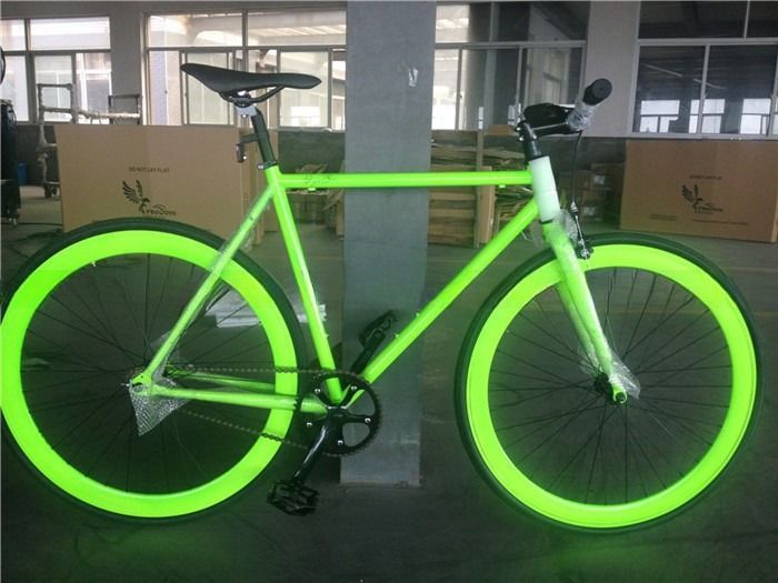 Ατσάλινο πλαίσιο 700C Fixed Gear ποδήλατο λάμψη στο σκοτάδι Fixie Gear ποδήλατο Fixed Gear οδικό ποδήλατο