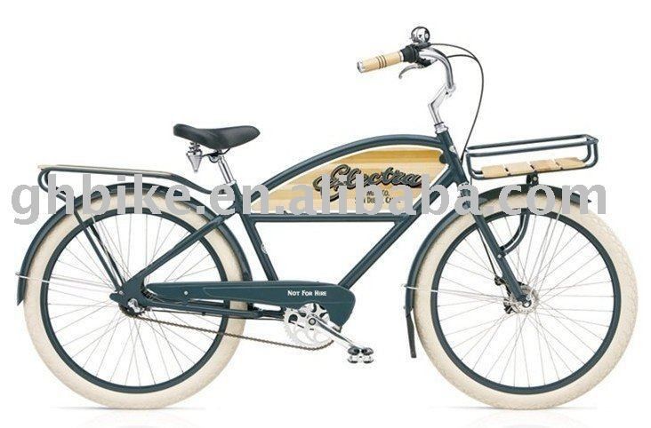 26 ιντσών Beach Cruiser ποδήλατο ανδρών με καλάθι και μεταφοράς CE πιστοποιημένο Nexus 3 Speed ποδήλατο